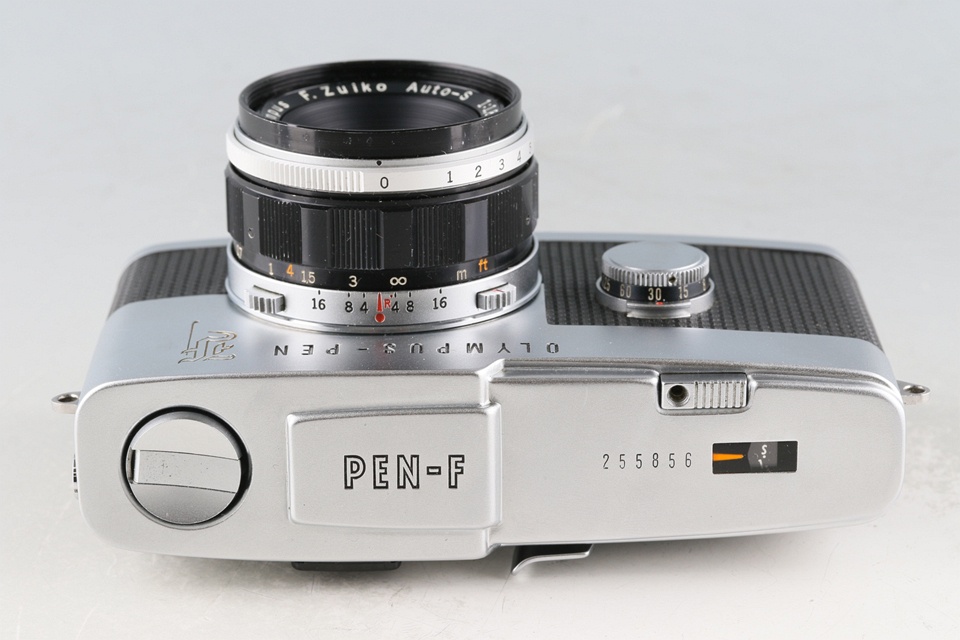 Olympus-Pen F 35mm Half Frame Camera + F. Zuiko Auto-S 38mm F/1.8 Lens #61507D4