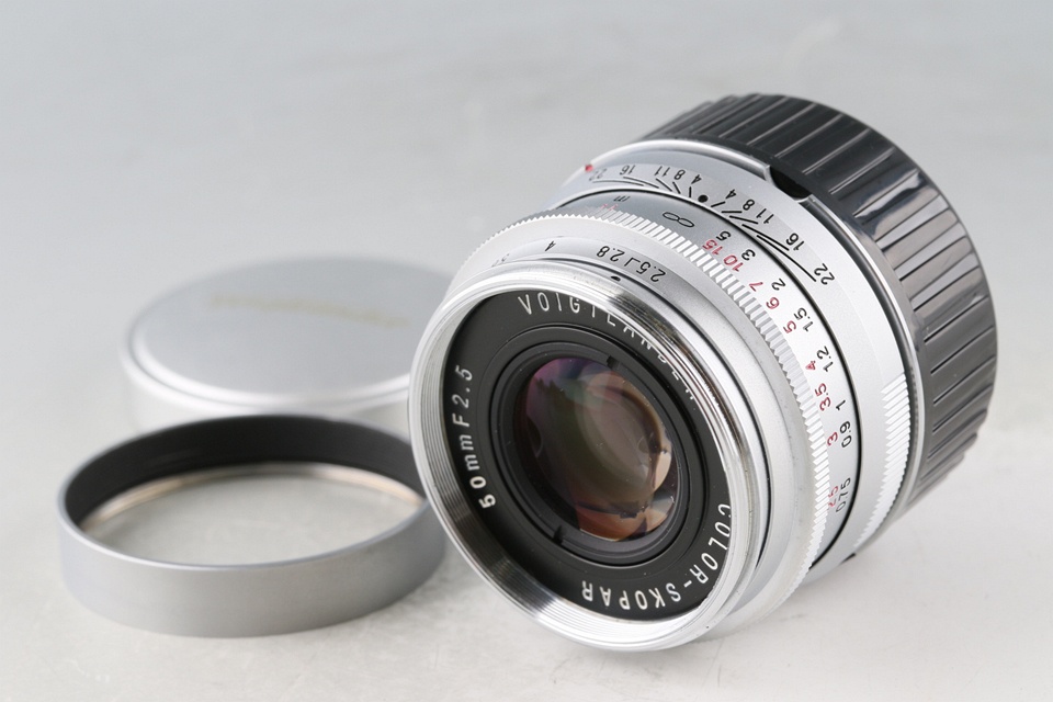 Voigtlander Color-Skopar 50mm F/2.5 Lens for Leica L39 + M Mount Adapter #61584C2