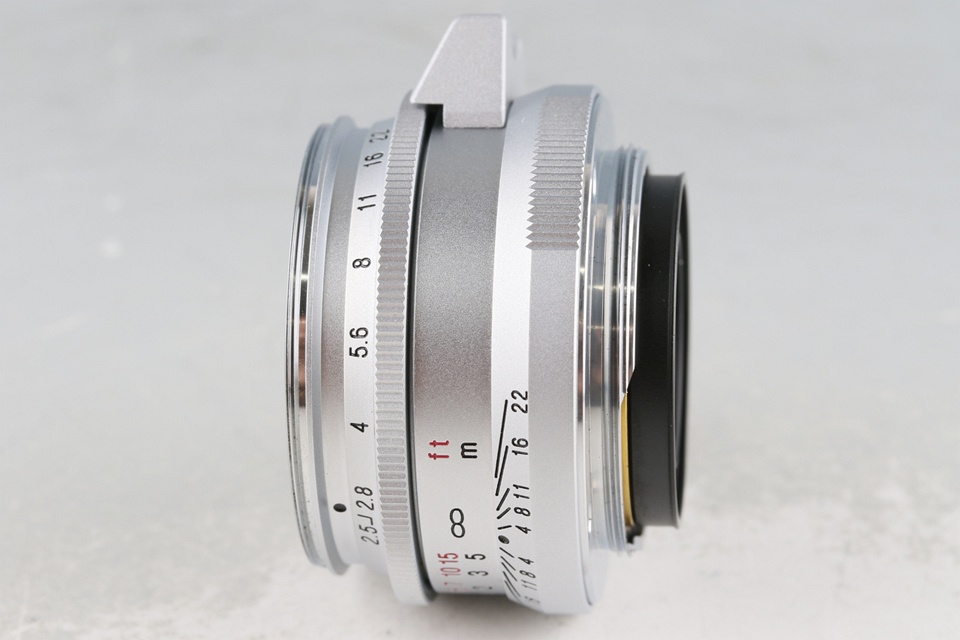 Voigtlander Color-Skopar 50mm F/2.5 Lens for Leica L39 + M Mount Adapter #61584C2