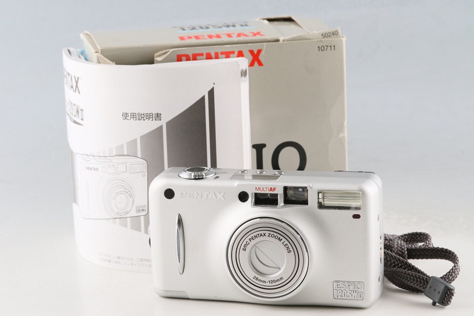 Pentax Espio 120SW II 35mm Point & Shoot Film Camera With Box #61592L8