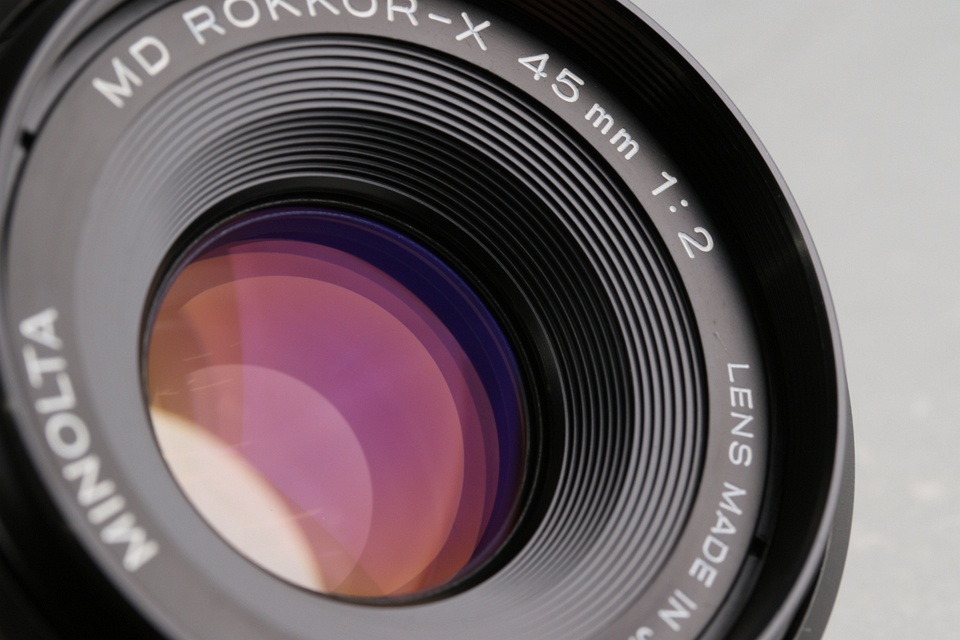 Minolta MD Rokkor-X 45mm F/2 Lens #61633G31