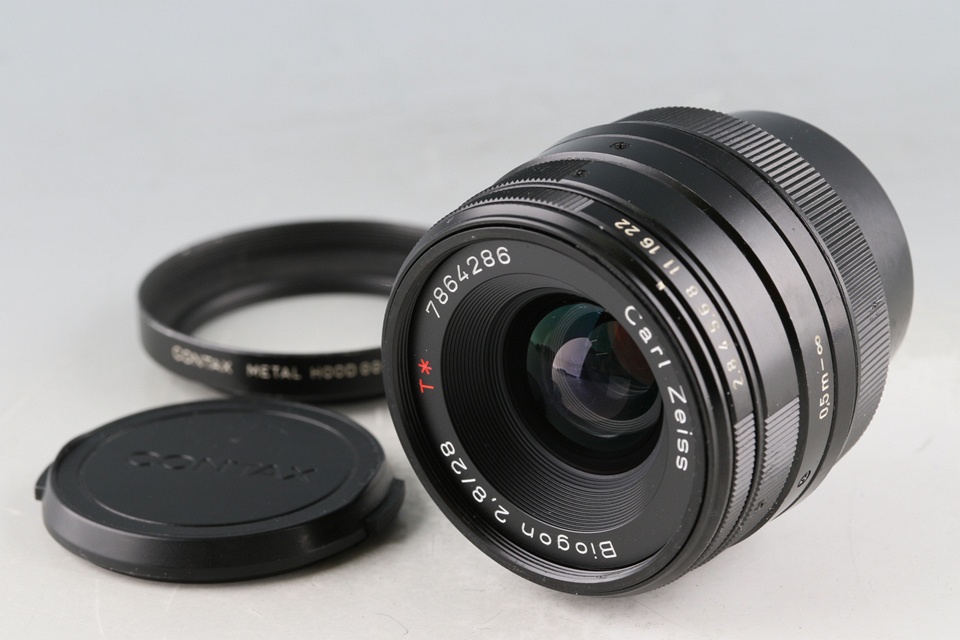Contax Carl Zeiss Biogon T* 28mm F/2.8 Black Lens for G1/G2 #61753A1