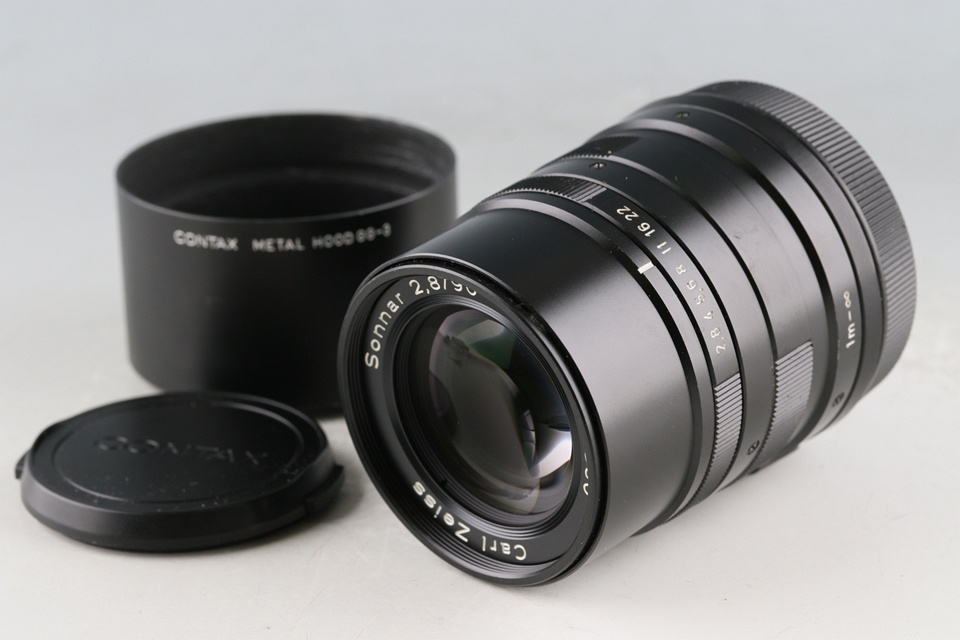 Contax Carl Zeiss Sonnar T* 90mm F/2.8 Black Lens for Contax G1 G2 #61755A1