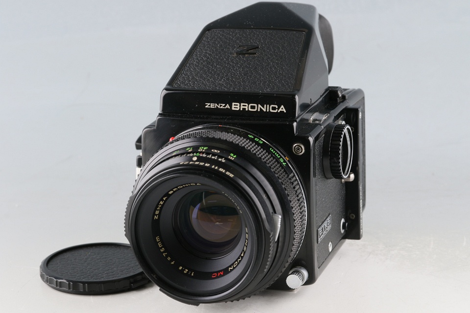 Zenza Bronica ETR S + Zenzanon MC 75mm F/2.8 Lens #61801E1