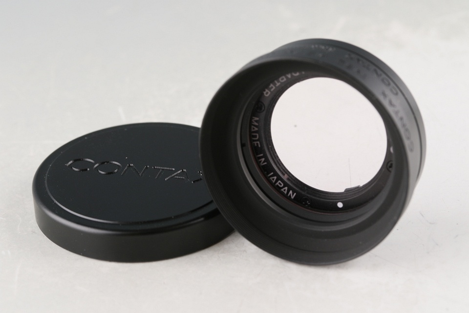 CONTAX TVSII Metal Hood + Cap + 30.5/1A MC Filter + T3 Adapter #61928F2