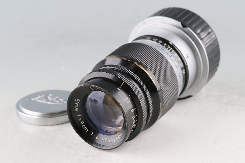 Leica Leitz Elmar 90mm F/4 Lens for Leica L39 + LM Ring #62296T