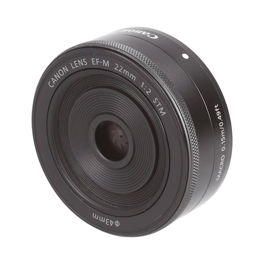 Canon EF-M 22mm F2 STM グラファイト 【B】