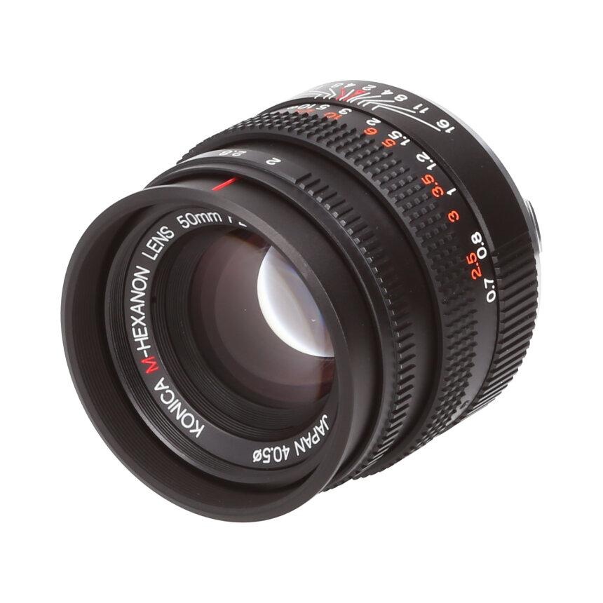 Konica Mヘキサノン 50mm F2 【AB】