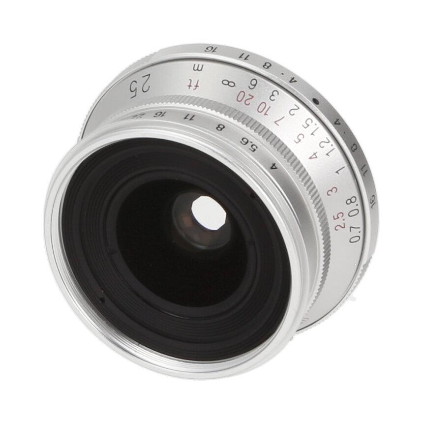 Voigtlander SNAPSHOT-SKOPAR 25mm F4 Silver 【AB】