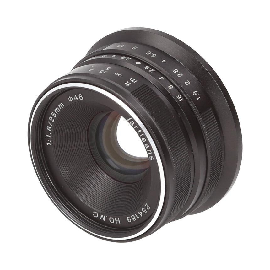 七工匠 7Artisans 25mm F1.8 Black (FXマウント) 【AB】