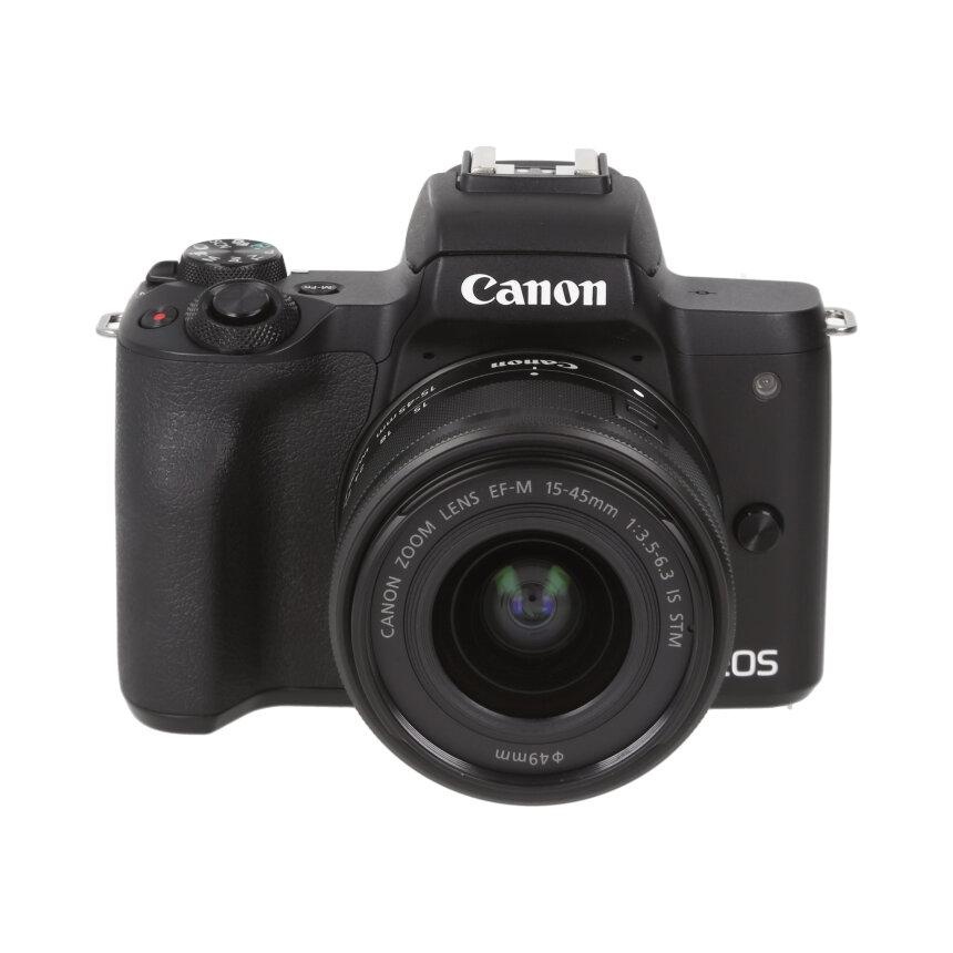 Canon EOS Kiss M2 ブラック ダブルズームキット 【AB】