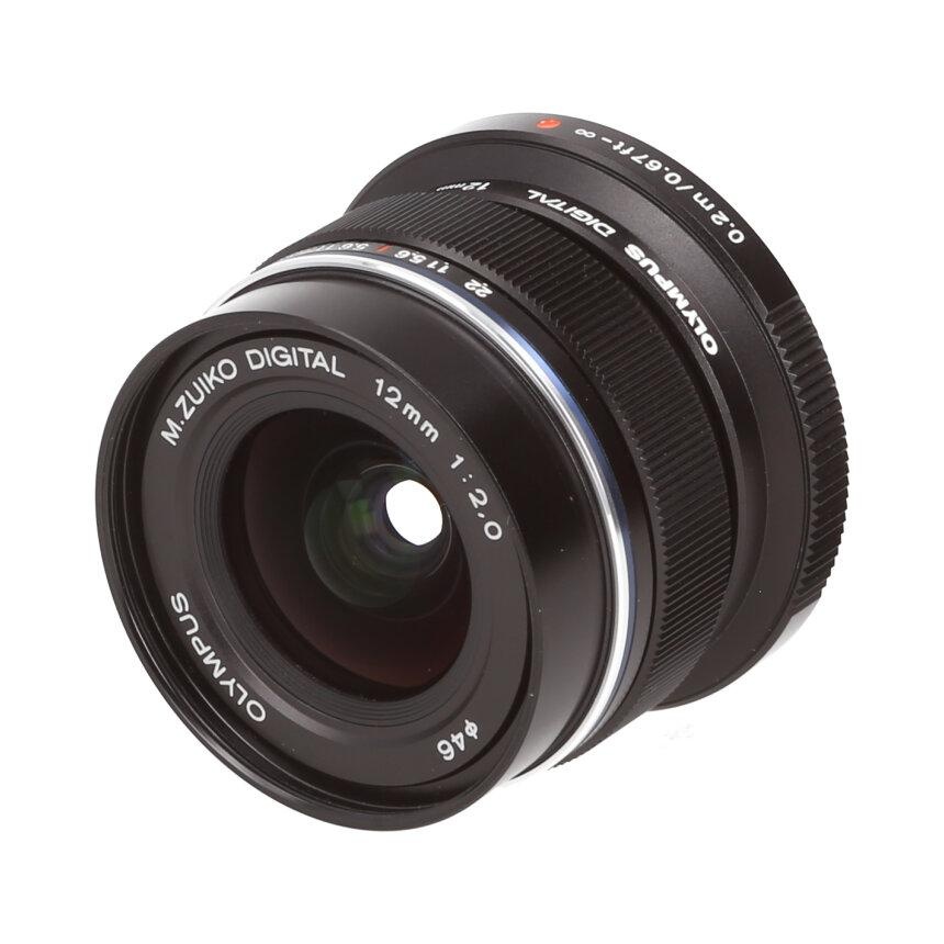 OLYMPUS M.ZUIKO D 12 F2 ED ブラック 【AB】