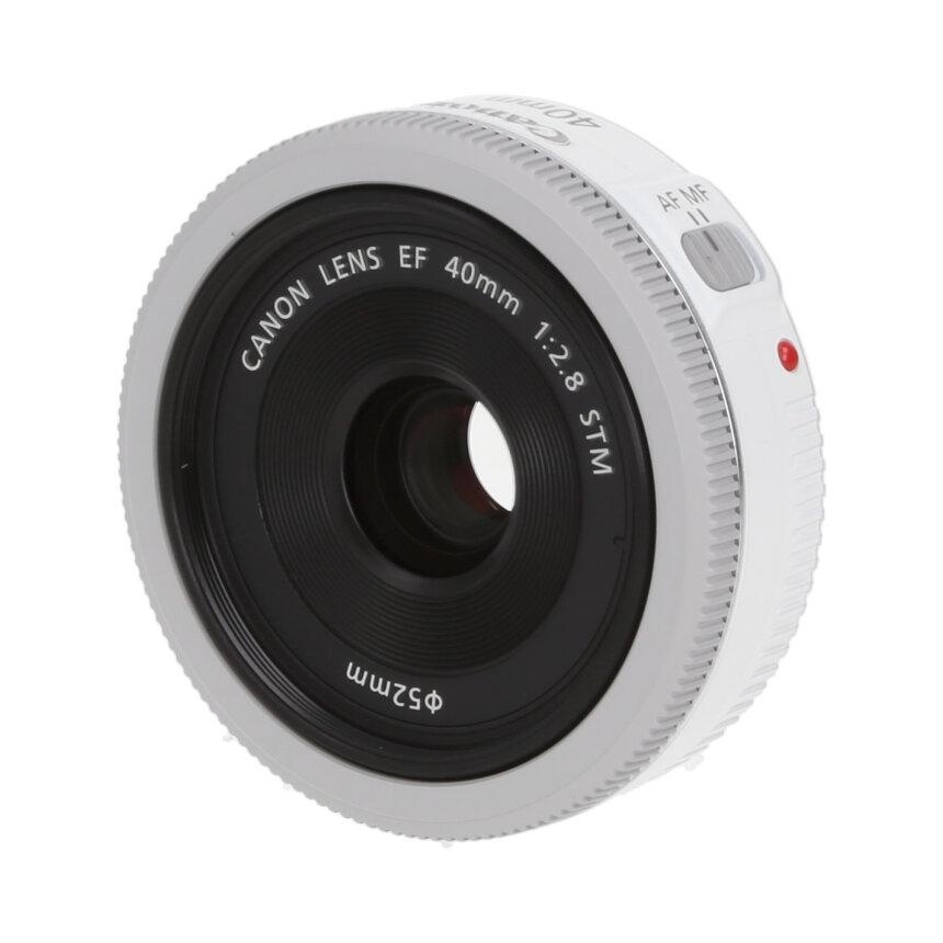 Canon EF40 ホワイト F2.8 STM 【AB】