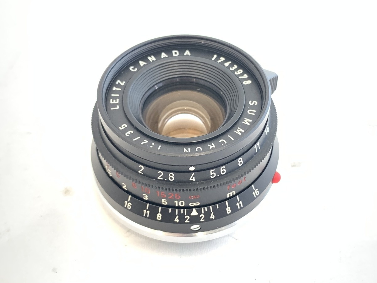 ライカ ズミクロンM 35mm F2 ブラッククローム 8枚玉