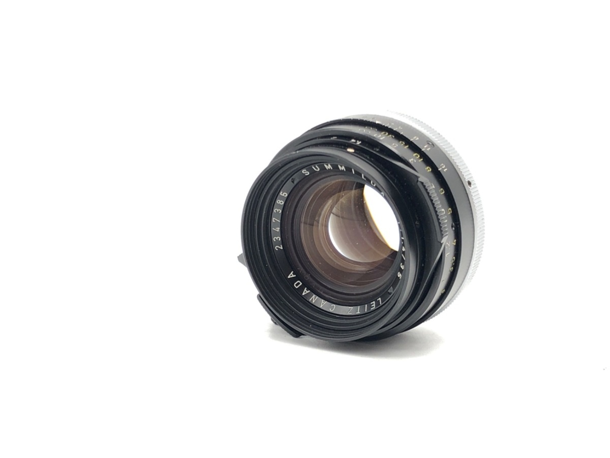 ライカ ズミルックスM 35/1.4 クロームストッパー付 ブラック