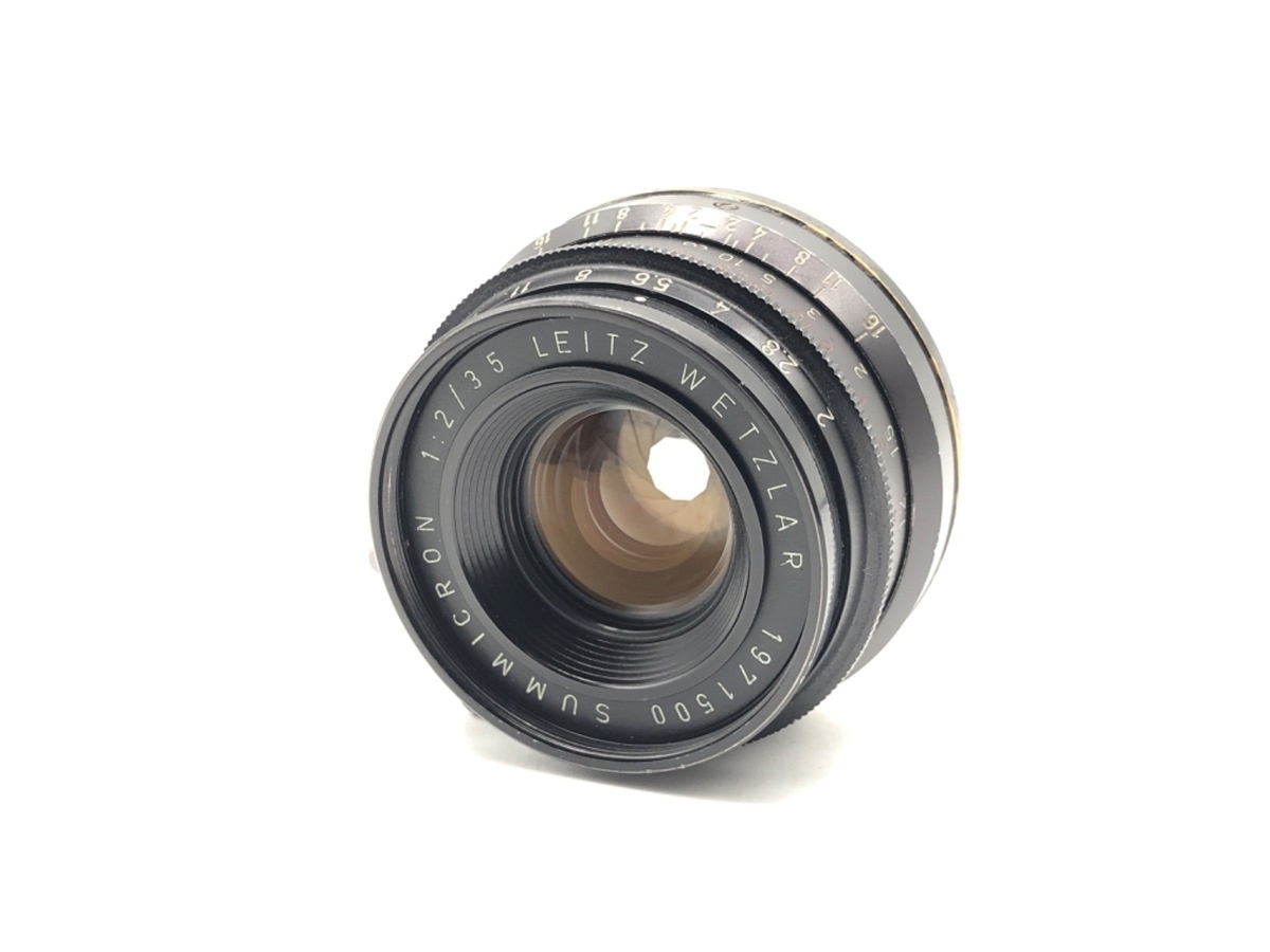 ライカ ズミクロンM 35mm F2 ブラックペイント 8枚玉