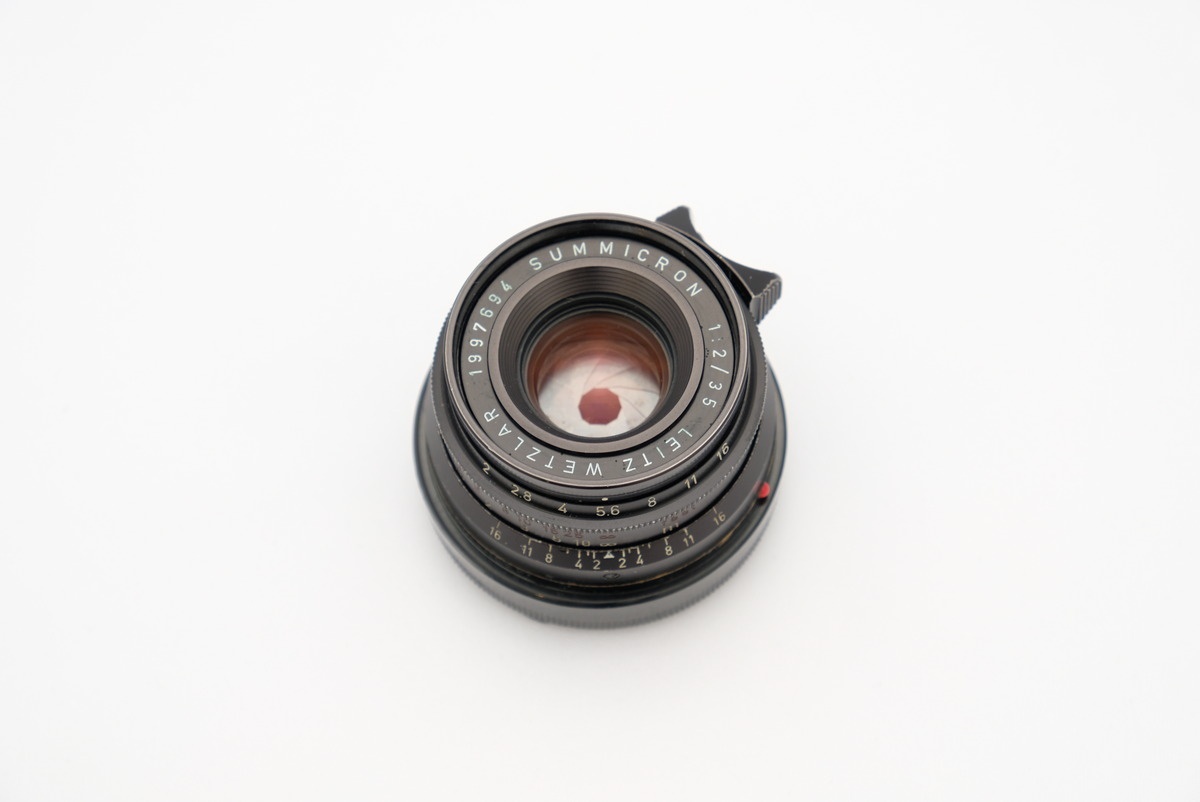 ライカ ズミクロンM 35mm F2 ブラックペイント 8枚玉