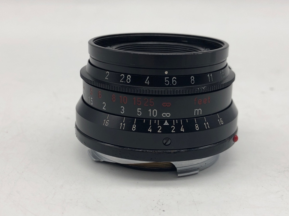 ライカ ズミクロンM 35mm F2 ブラックペイント 8枚玉