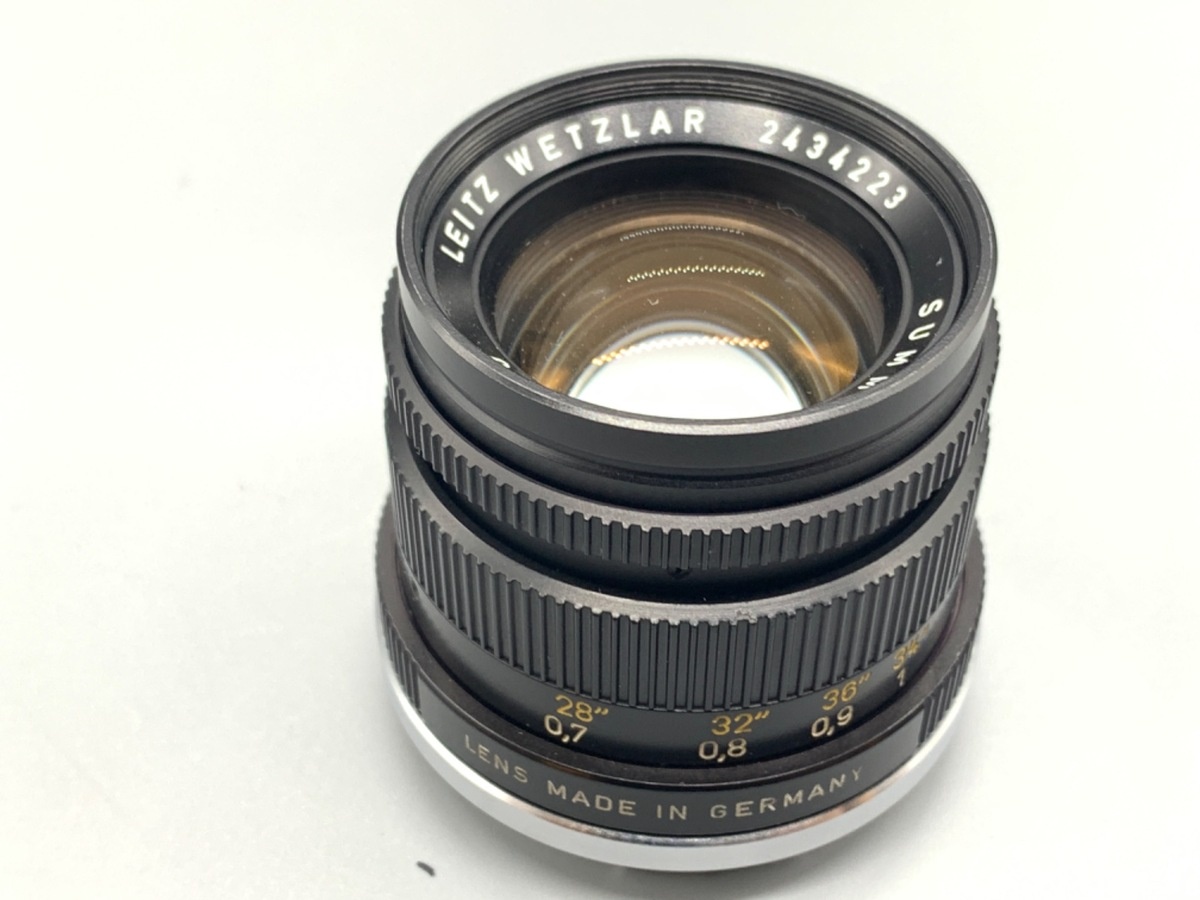 ライカ ズミクロンM 50mm F2 ブラック(2代目) ブラックペイント