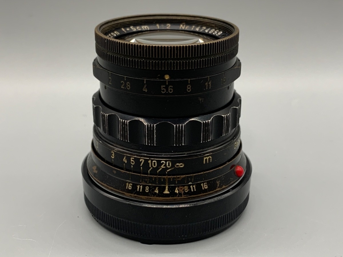 ライカ ズミクロンM 50mm F2 固定 初期 ブラックペイント(Rマーク)