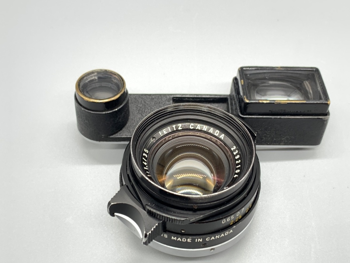 ライカ ズミルックスM 35/1.4 2nd 眼鏡付 クロームストッパー付 ブラック