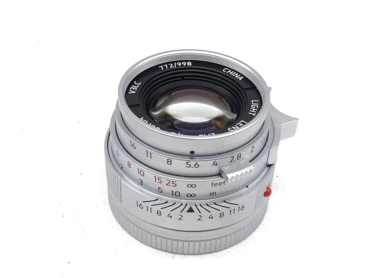 LIGHT LENS LAB M 50mm f/2 ライカM用 シルバー