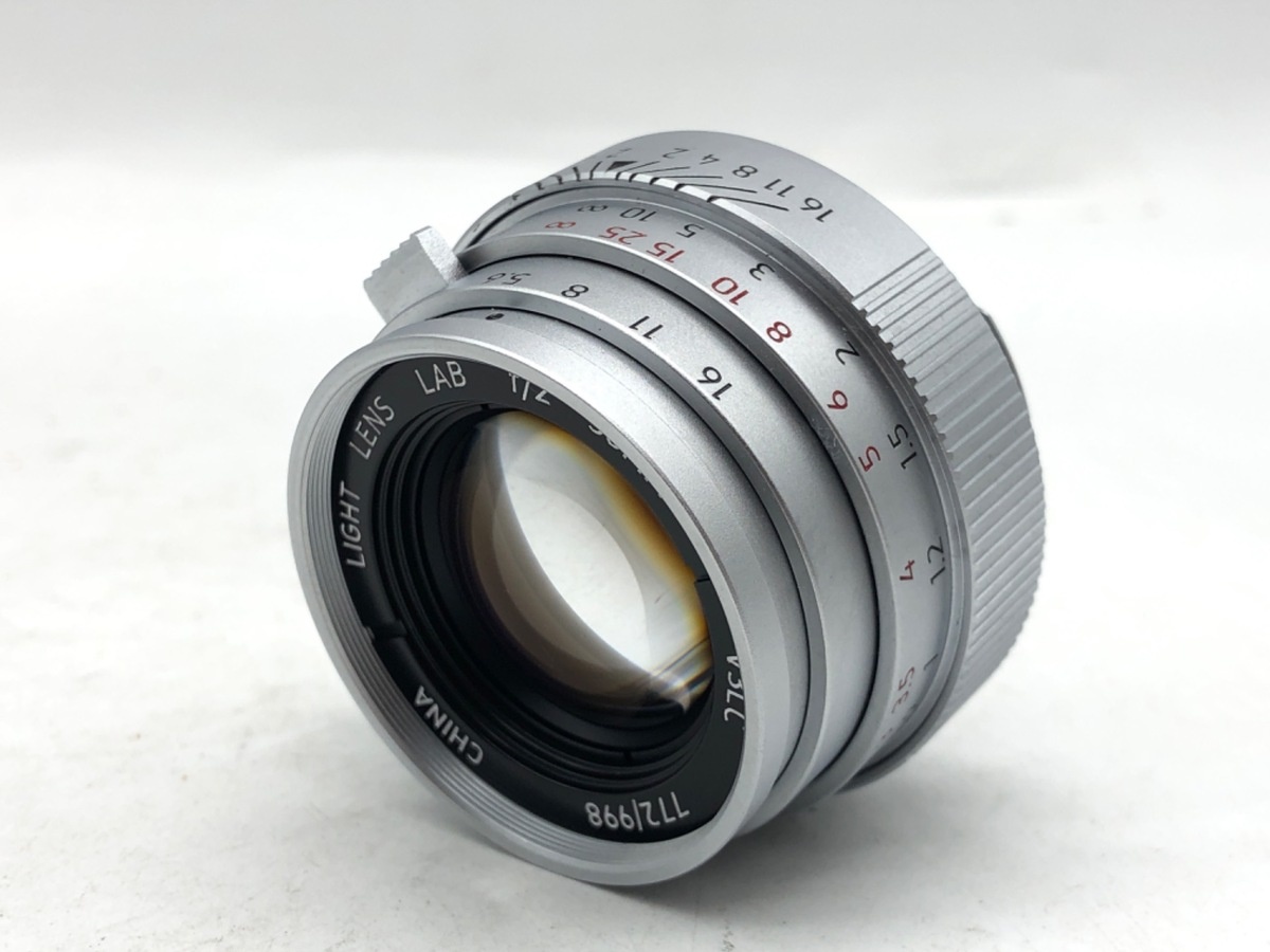 LIGHT LENS LAB M 50mm f/2 ライカM用 シルバー