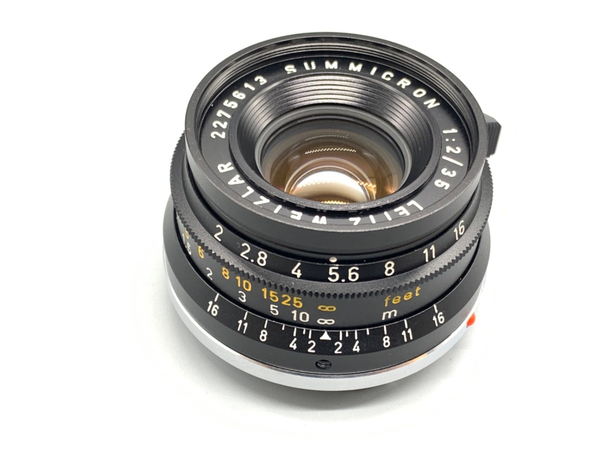 ライカ ズミクロン M 35mm F2 ブラック 8枚玉 イエロースケール
