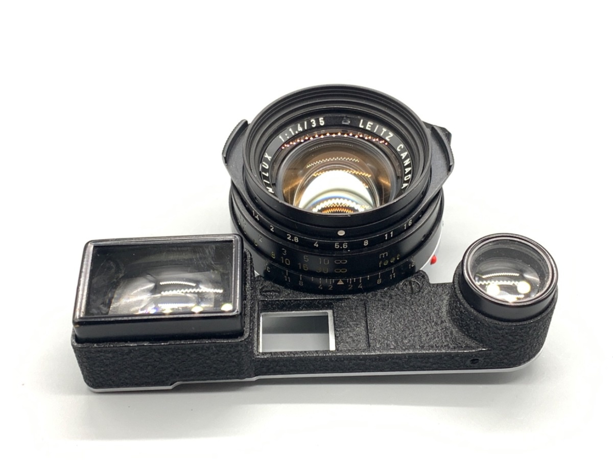 ライカ ズミルックスM 35/1.4 2nd 眼鏡付 クロームストッパー付 ブラック