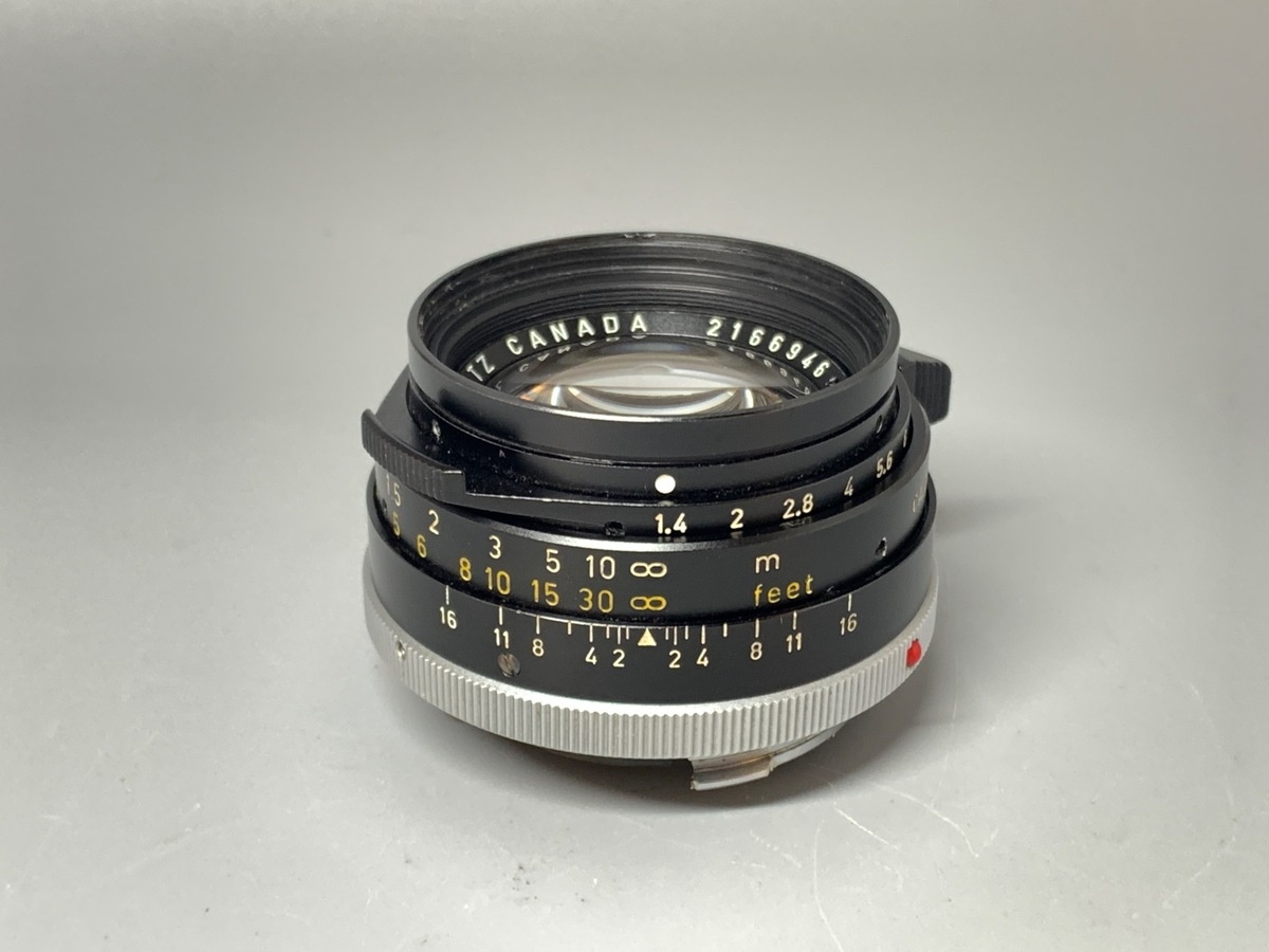 ライカ ズミルックスM 35mm F1.4 ブラックストッパー付 ブラック