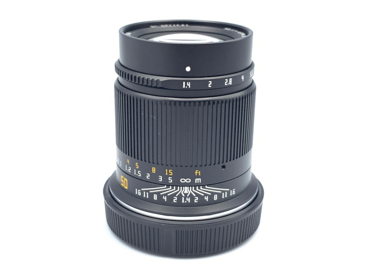 銘匠光学 TTArtisan 50mm f/1.4 ASPH キヤノンRF用