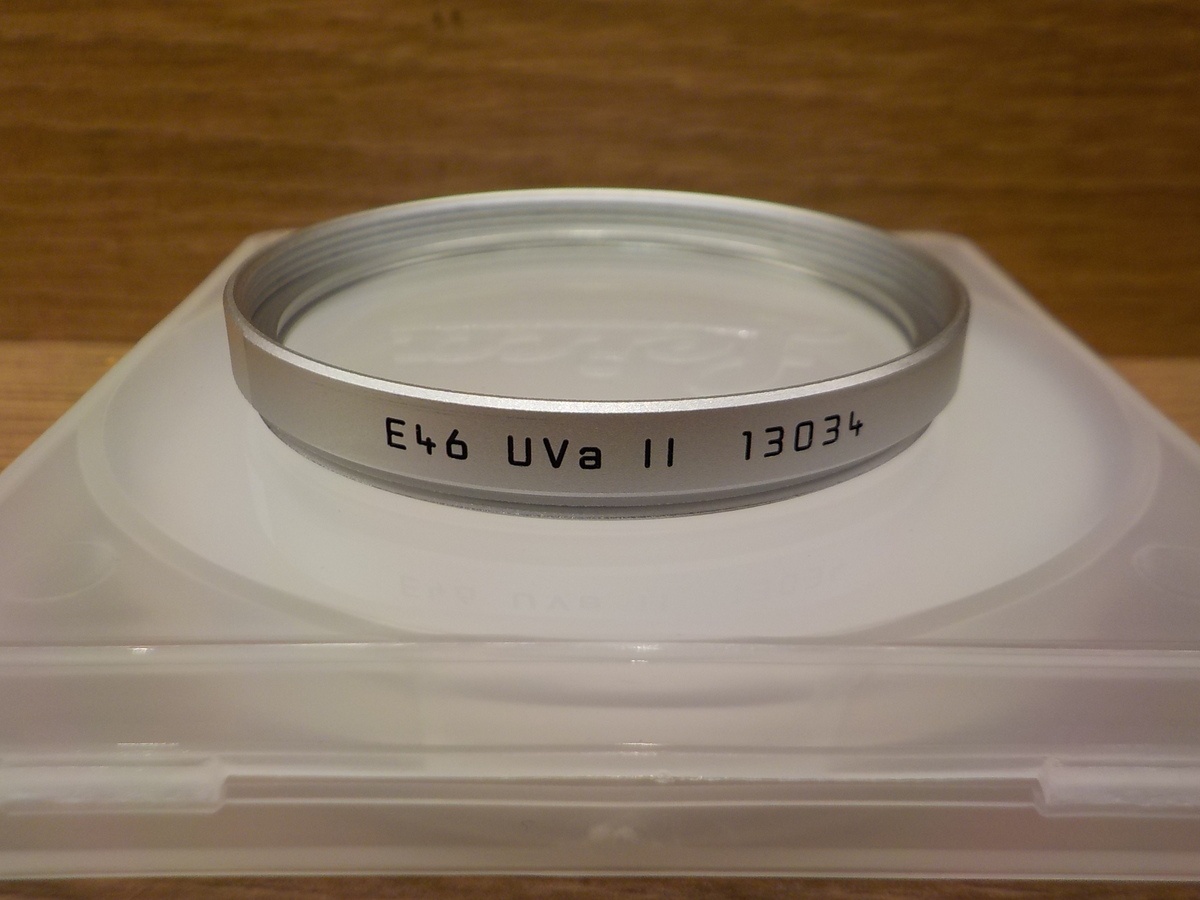 ライカ フィルター E46 UVA II 保護用 46mm シルバー
