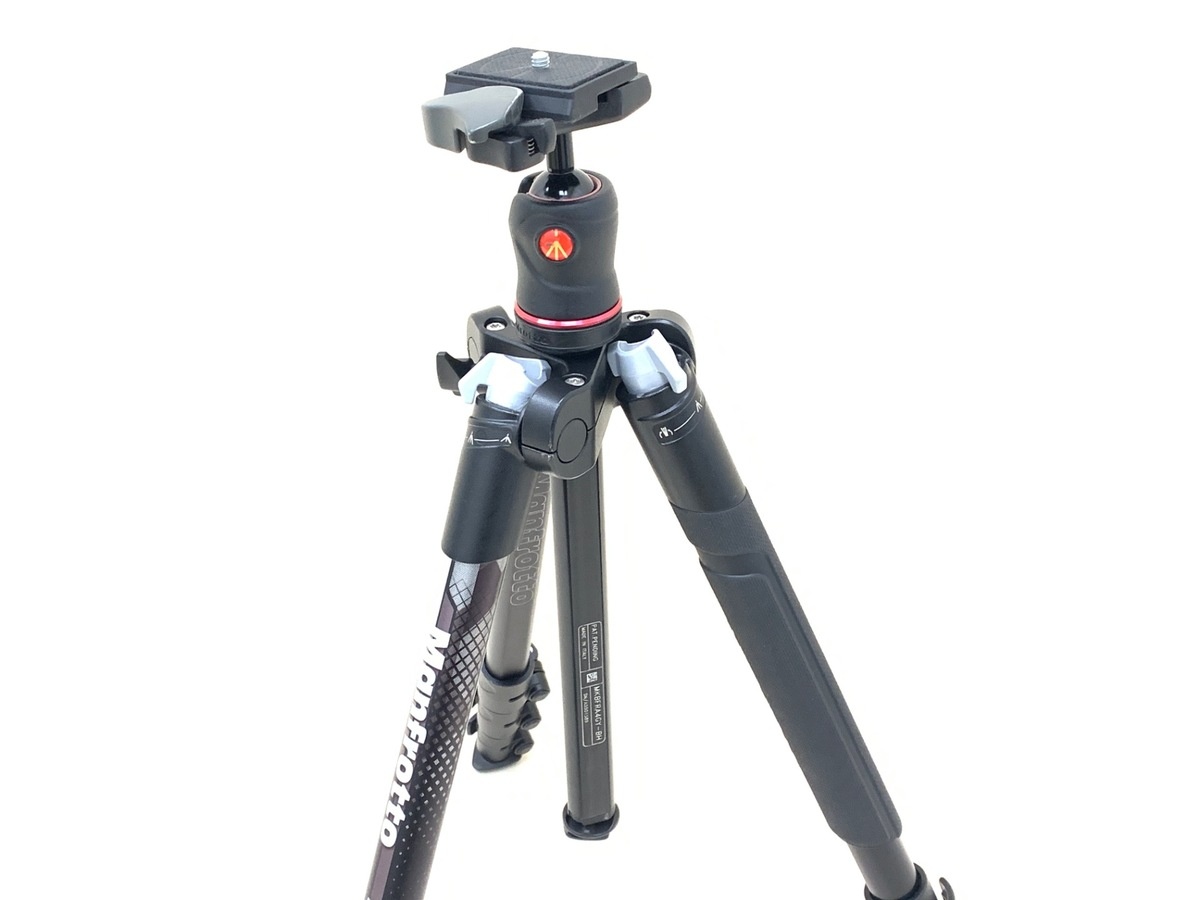 マンフロット MKBFRA4GY-BH befree カラー アルミニウム三脚ボール雲台キット 新グレー