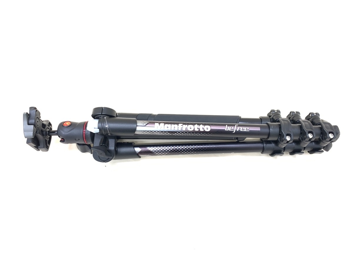 マンフロット MKBFRA4GY-BH befree カラー アルミニウム三脚ボール雲台キット 新グレー