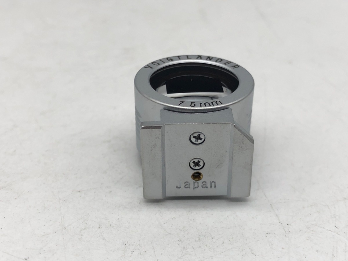 フォクトレンダー 75mm ビューファインダー  シルバー