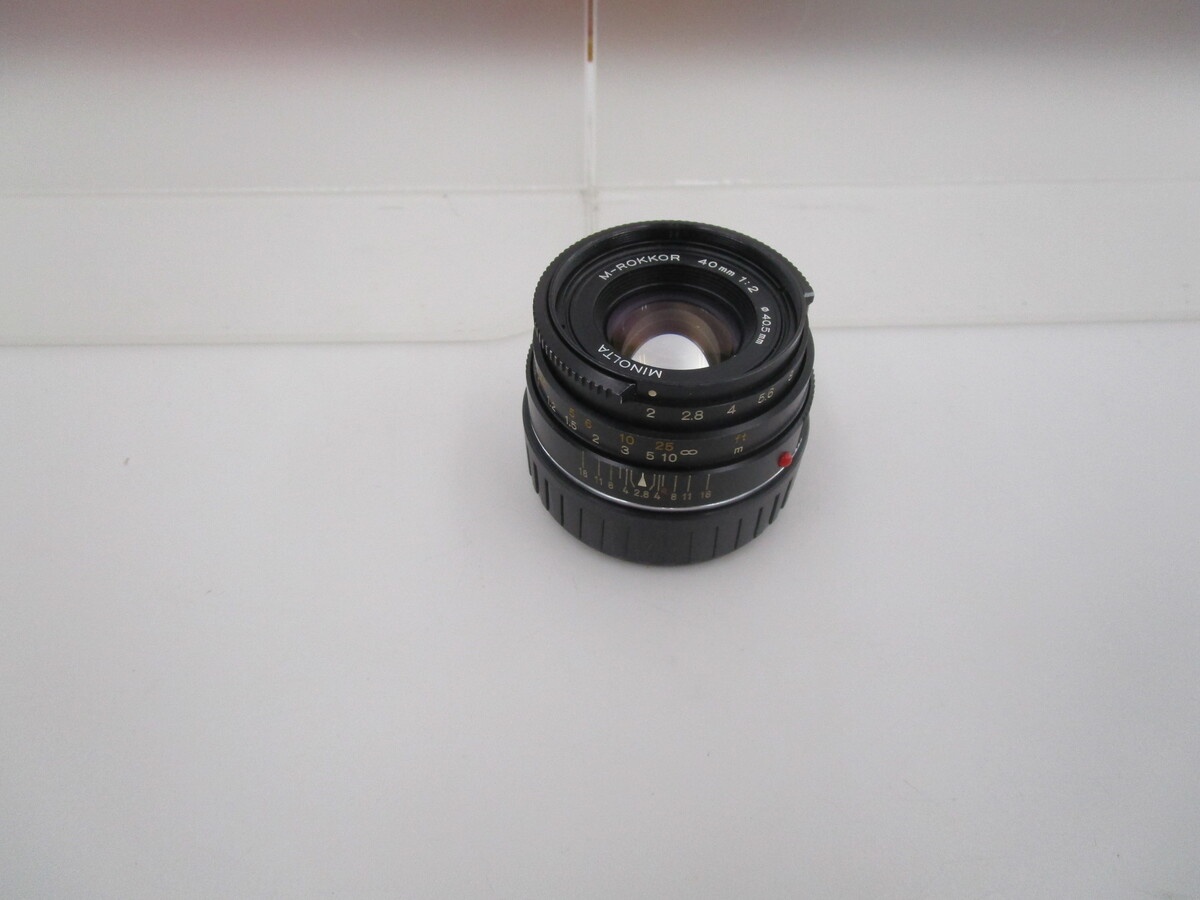 ミノルタ Mロッコール 40mm F2