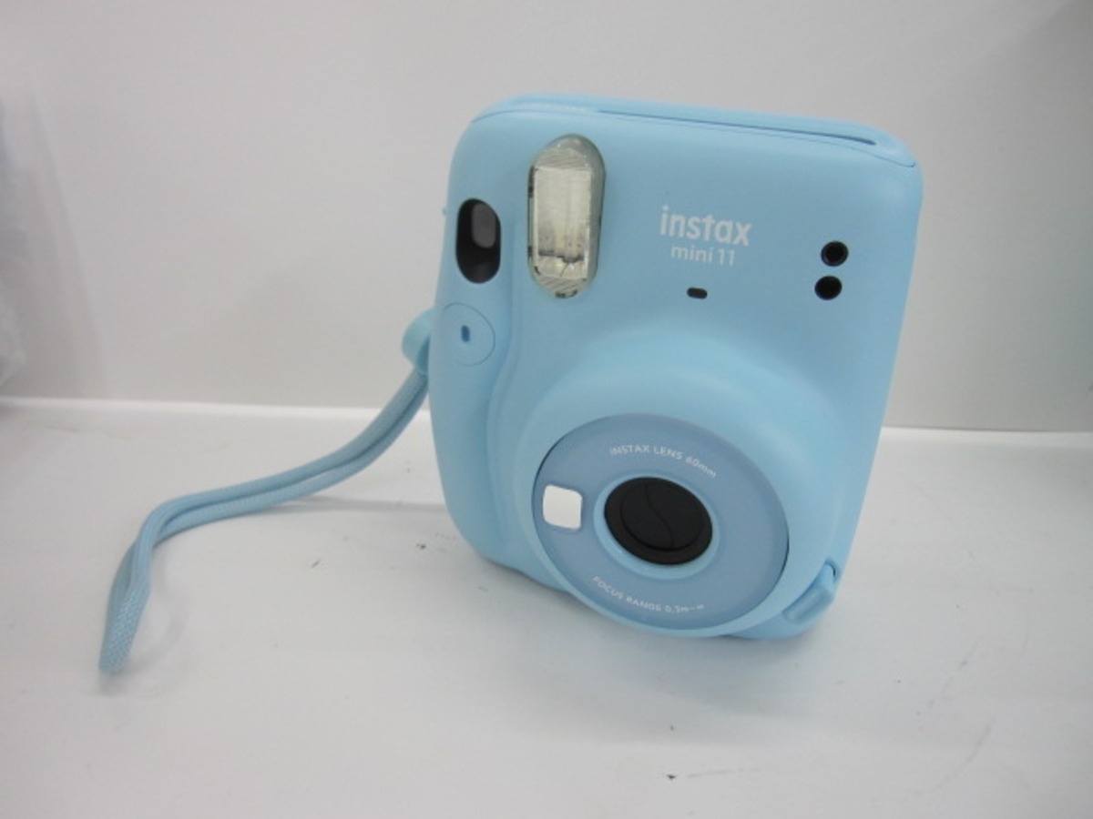 フジフイルム インスタントカメラ instax mini 11 「チェキ」スカイブルー