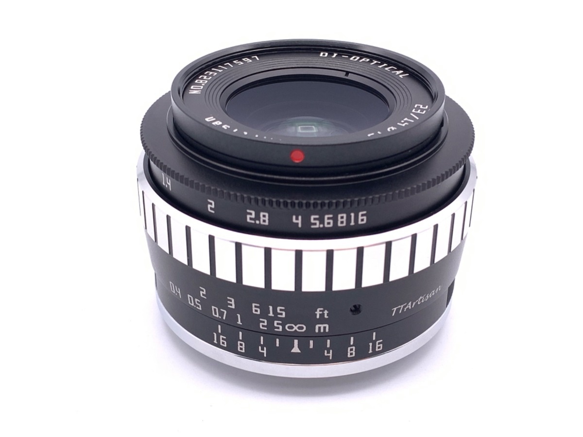 銘匠光学 TTArtisan 23mm f/1.4 C フジフイルムX用 ブラック×シルバー