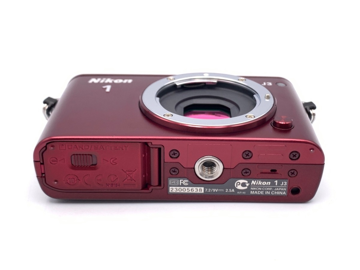 ニコン Nikon 1 J3 ボディ レッド