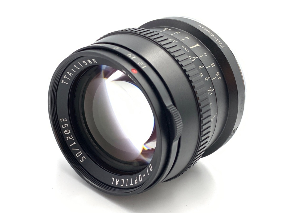 銘匠光学 TTArtisan 50mm f/1.2 C キヤノンRF用 ブラック