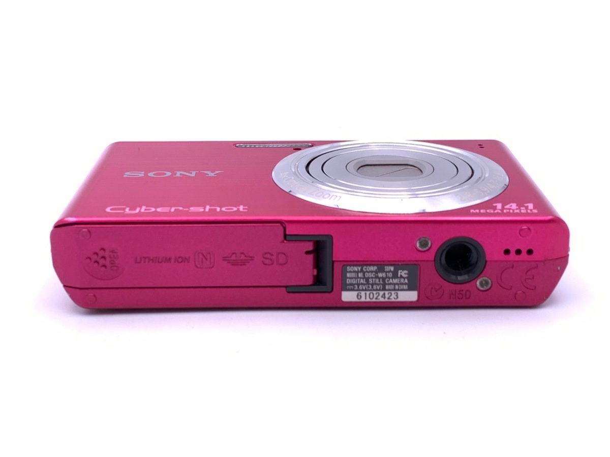 ソニー Cyber-shot DSC-W610 ピンク