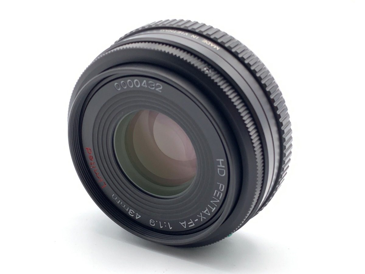 ペンタックス HD PENTAX-FA 43mm F1.9 Limited ブラック