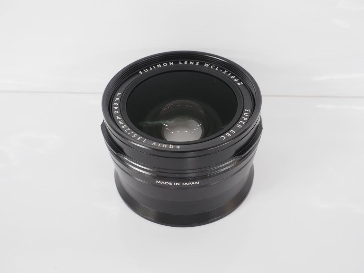 フジフイルム ワイドコンバージョンレンズ WCL-X100B II ブラック
