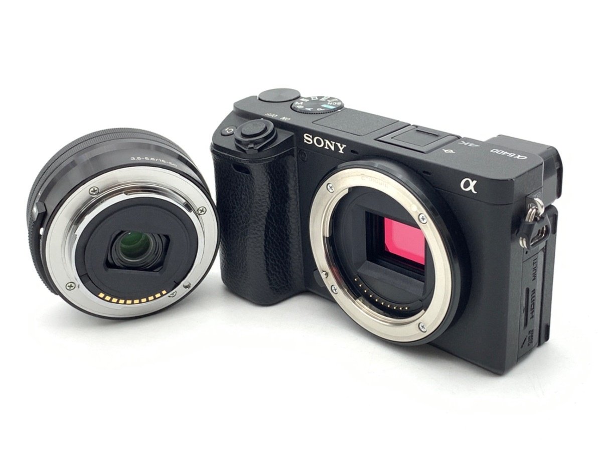 ソニー α6400 パワーズームレンズキット ブラック [ILCE-6400L B]