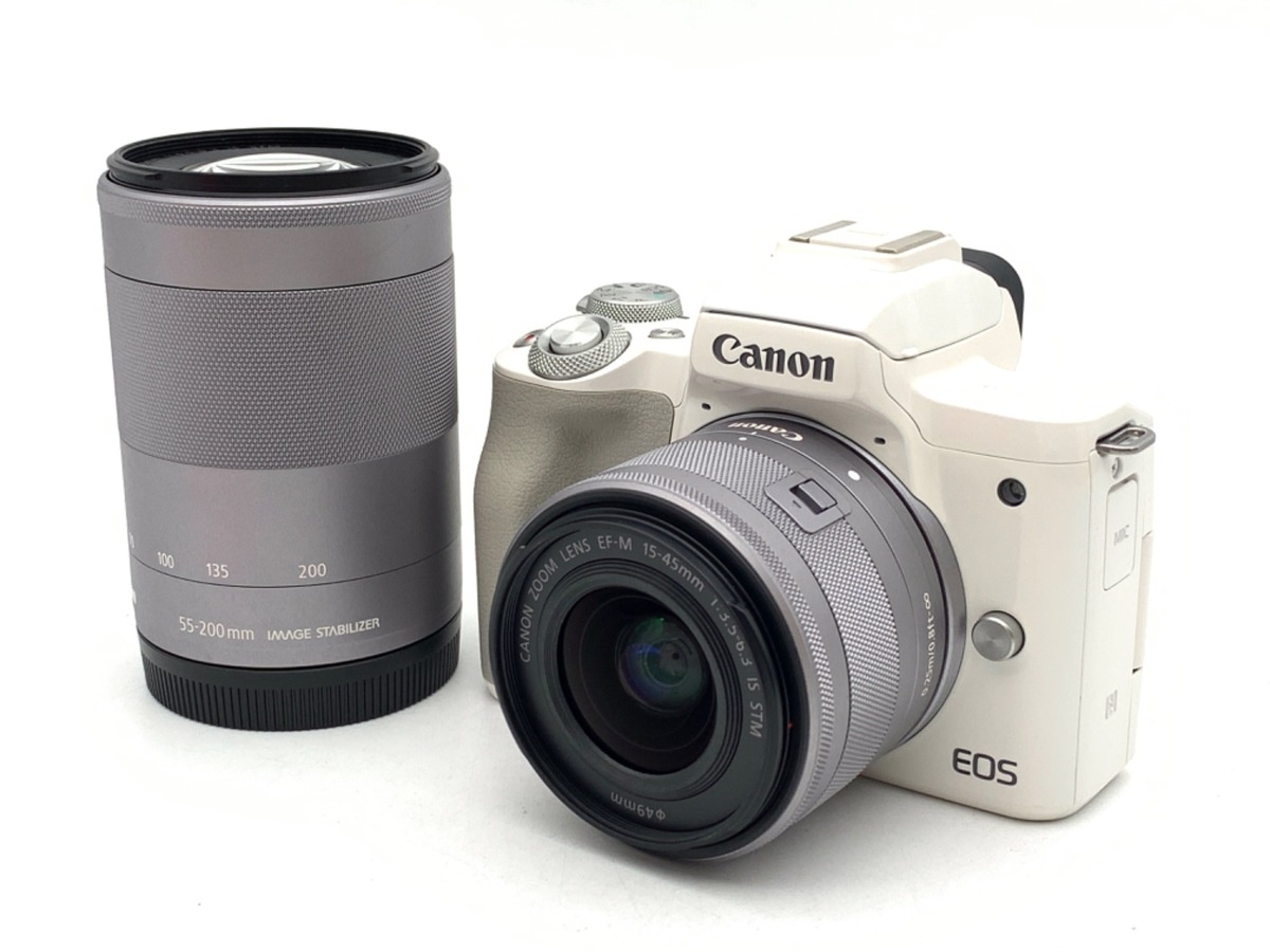 キヤノン EOS Kiss M ダブルズームキット ホワイト