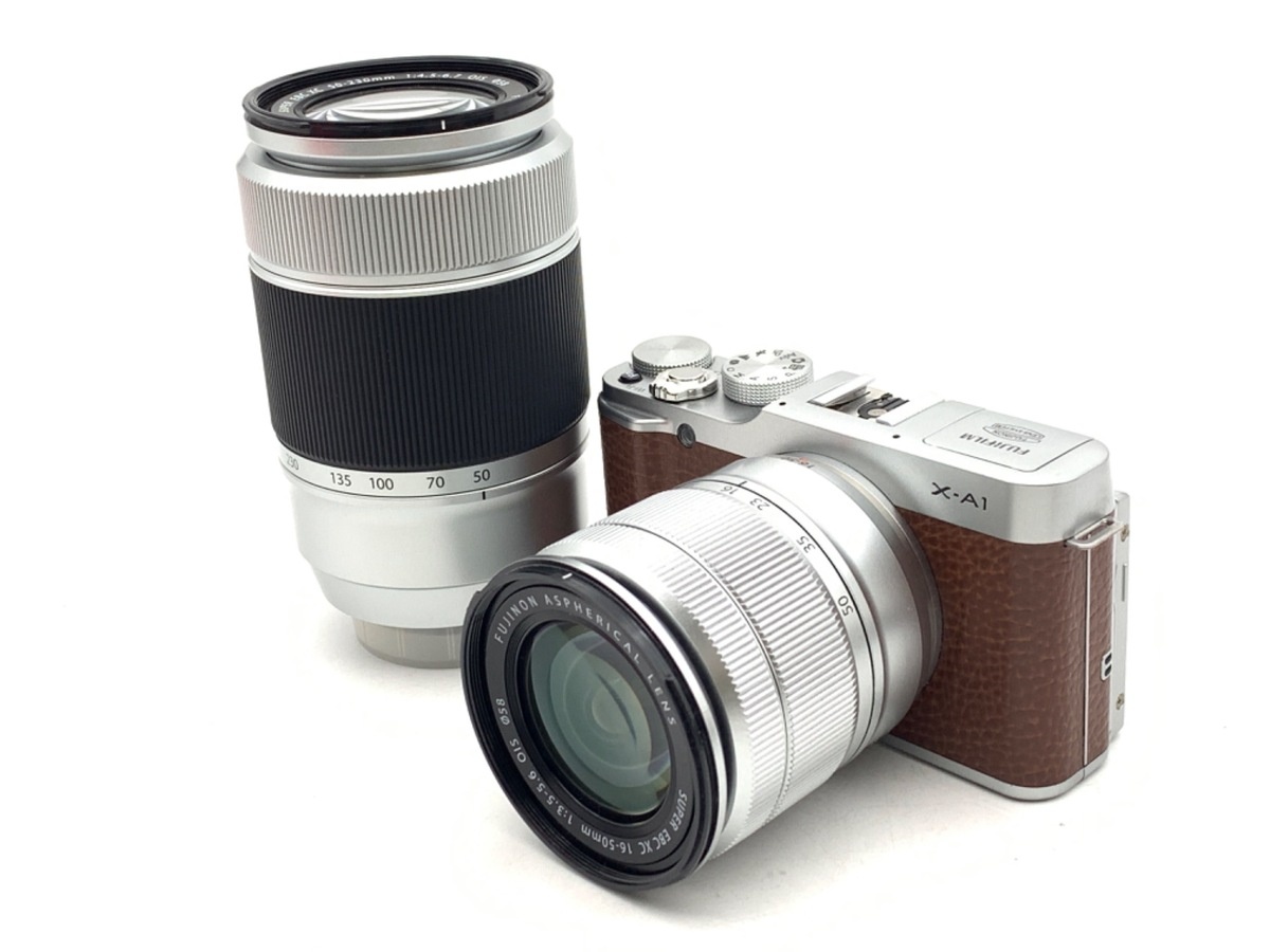 フジフイルム X-A1 ダブルズームレンズキット ブラウン
