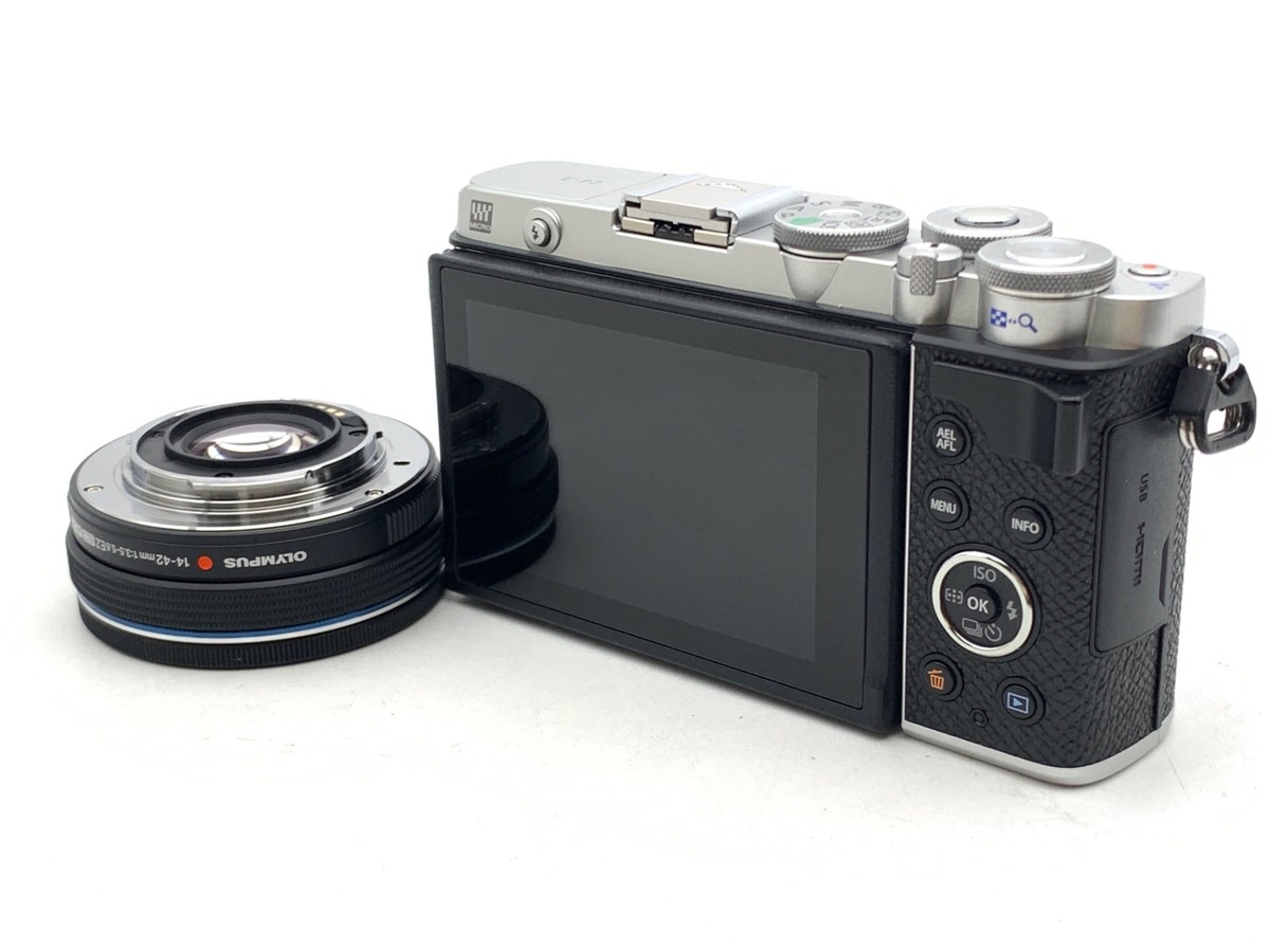 オリンパス PEN E-P7 14-42mm EZレンズキット シルバー