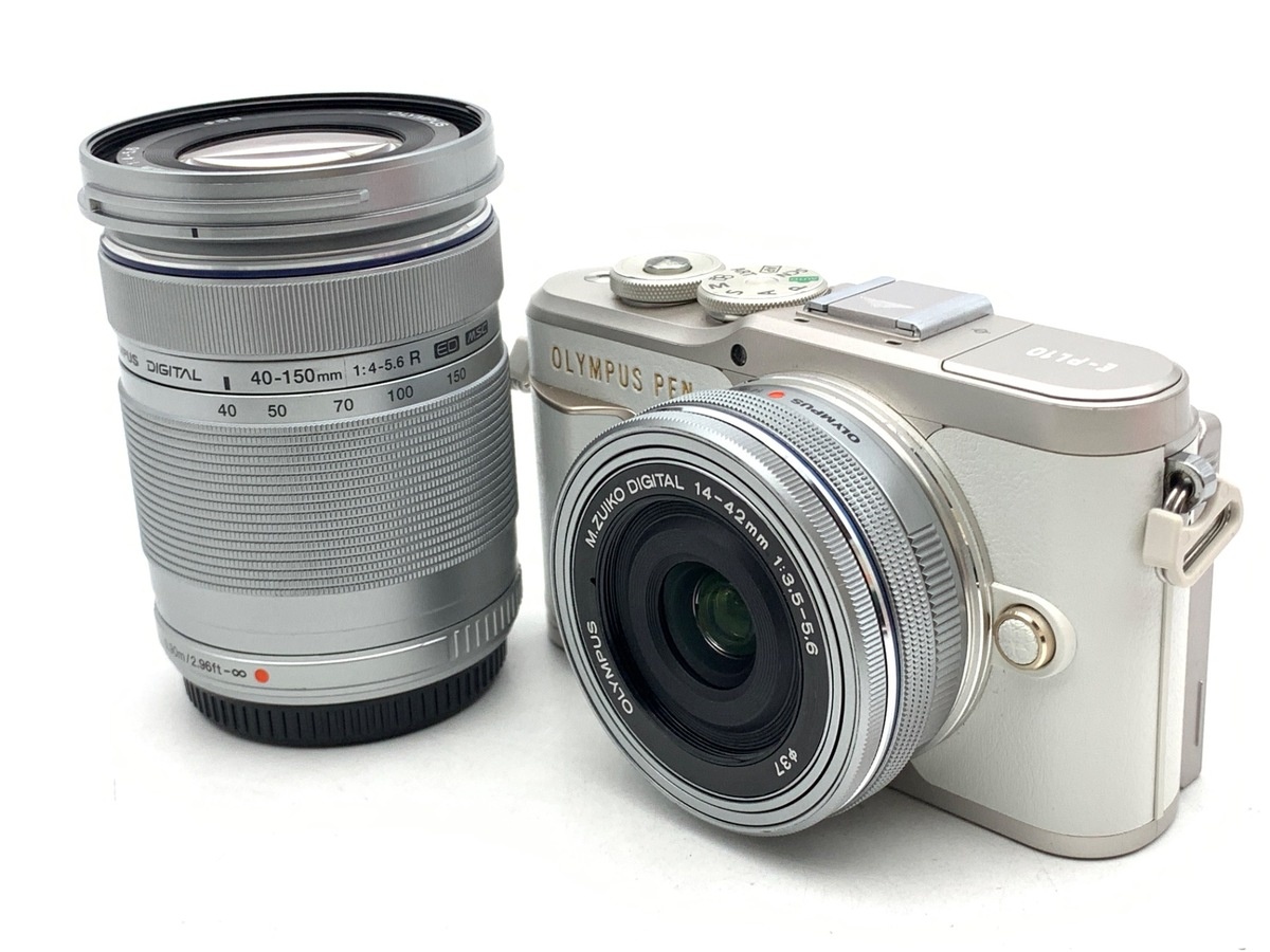 オリンパス PEN E-PL10 EZダブルズームキット ホワイト