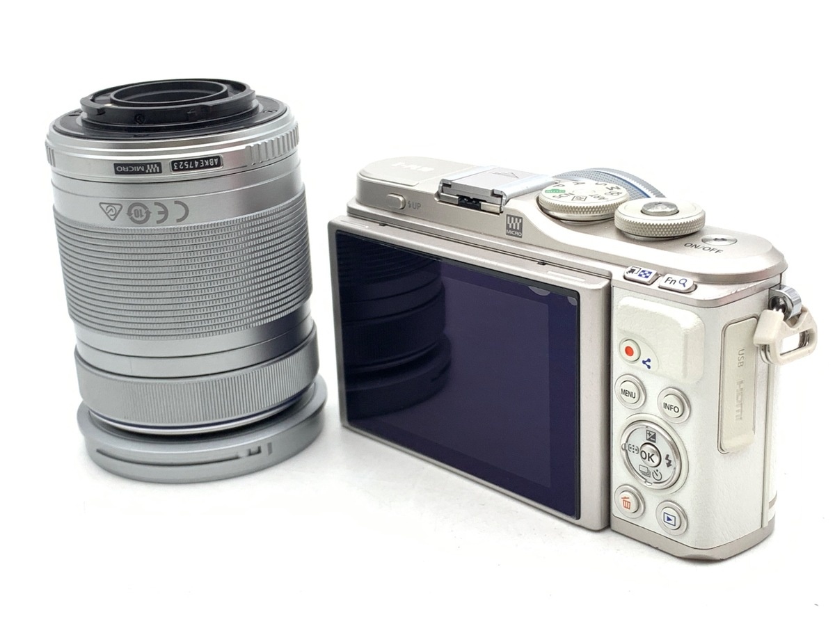 オリンパス PEN E-PL10 EZダブルズームキット ホワイト