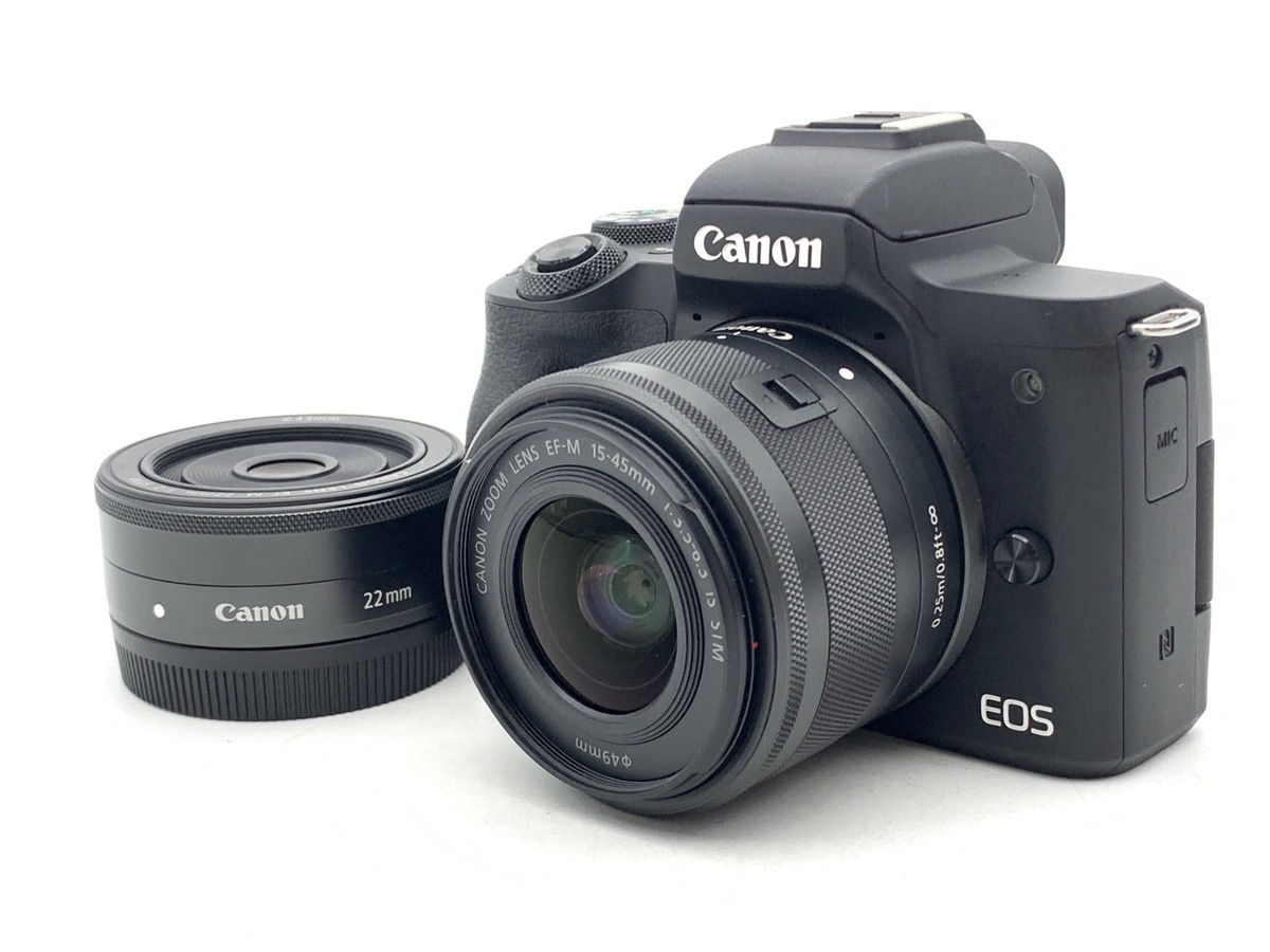 キヤノン EOS Kiss M ダブルレンズキット ブラック